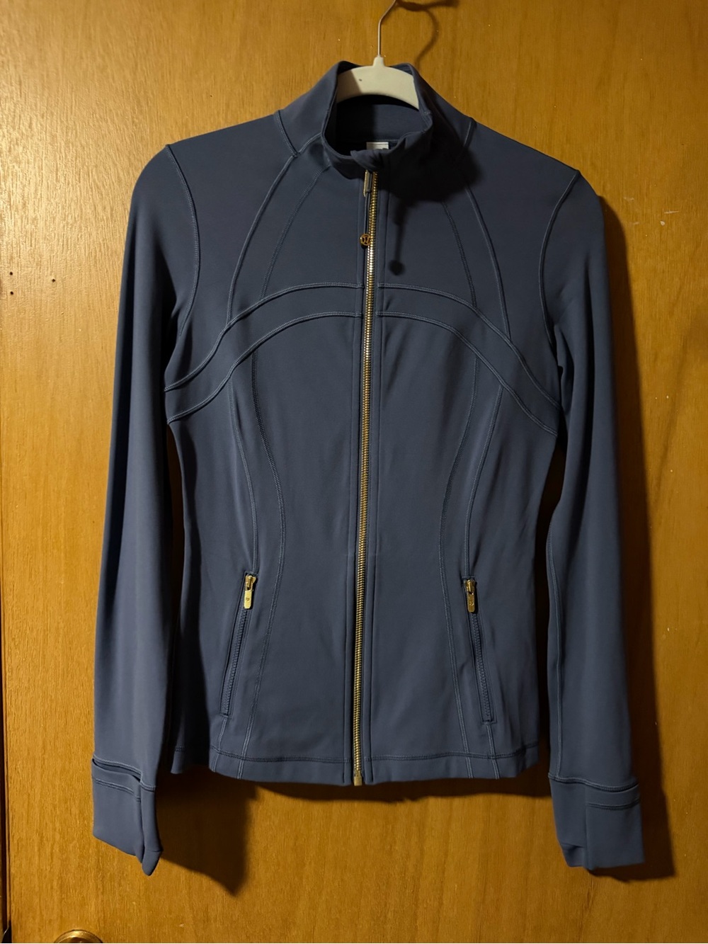 Lululemon Nulu define Jacket with Gold Zippers Sade